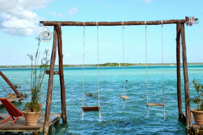 Bacalar Lagoon All Inclusive with Transportation Breakfast and Lunch - Letters of Bacalar photo stop and time around the water