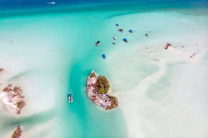 Bacalar Legends and Colors - Your first big payoff: swimming in Bacalar’s shallow blue water