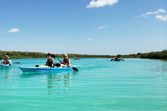 Bacalar Seven Color Lagoon and Mayan Experience Combo Tour - Lake Bacalar: seven-color water, swim time, and kayaking rules
