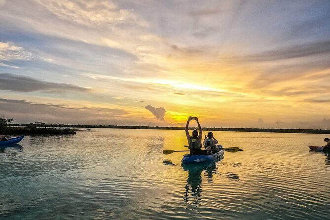 Bacalar Sunrise in Kayak - Photos, GoPro, And DJI Drone Promises: How To Get What You Want