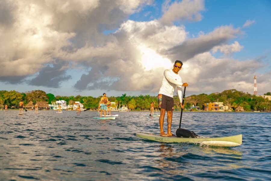 Bacalar: Sunrise Paddleboard Tour with Floating Picnic - Price and logistics: getting good value for $29
