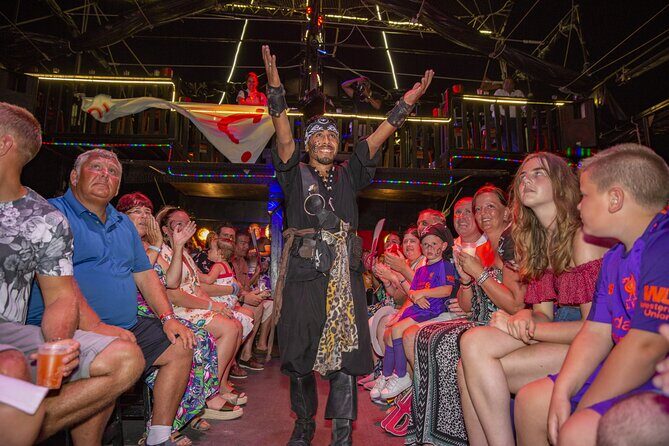 Be amazed with PIRATE SHOW in Cancun, includes Dinner & Open Bar - The Evening Flow: From Cannon Departure to the Pirate Assault Battle