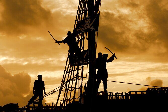Be amazed with PIRATE SHOW in Cancun, includes Dinner & Open Bar - Getting There: Captain Hook Cancun Pier and the 5:30 Check-In