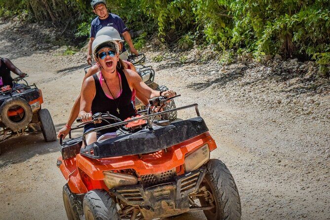 Best ATV & Mavericks Experience in Cancun + Cenote + Zip Lines - ATV time on Ruta de los Cenotes: the jungle ride with real support