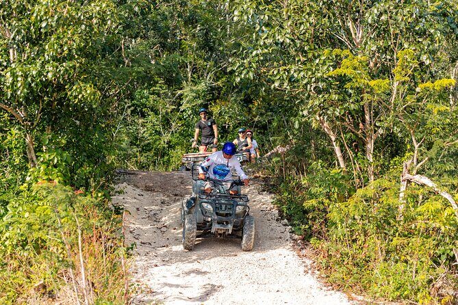 Best Cozumel ATV Jungle Tour + Jade Cavern + Beach + Locker - Guide Oscar and the Safety-Fun Balance