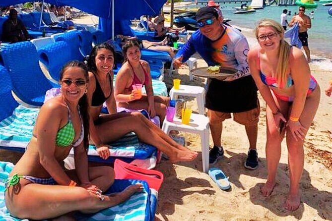 Best Cozumel Beach Day Pass + Food + Drinks San Francisco Beach - Beach time flow: swimming, sunbathing, and using the equipment