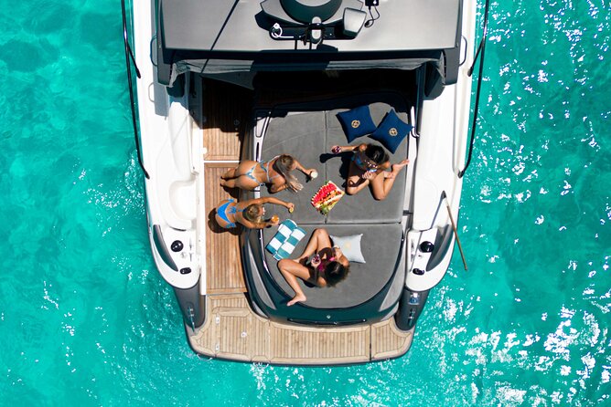Cancun: 4-Hour All Inclusive Luxury Yacht – 50' Cranchi - Captain Oscar, Chef Ivan, and the crew that keeps it moving