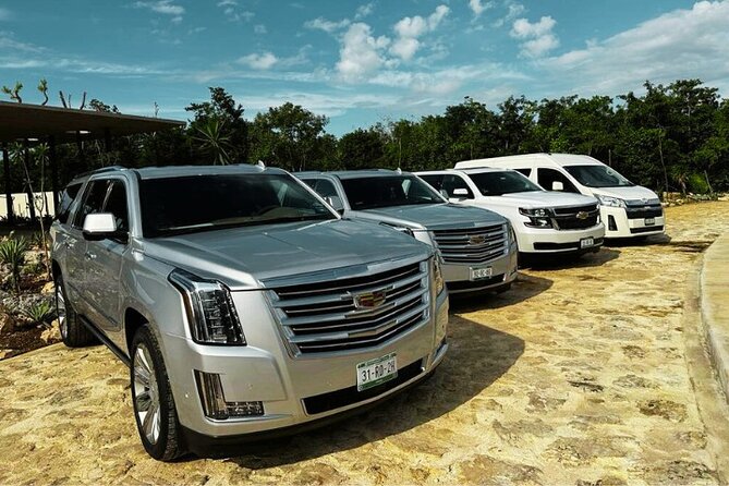 Cancun Airport: Private Transfers From/To Akumal Half Moon Bay - The ride itself: air-conditioned comfort and vehicle choices