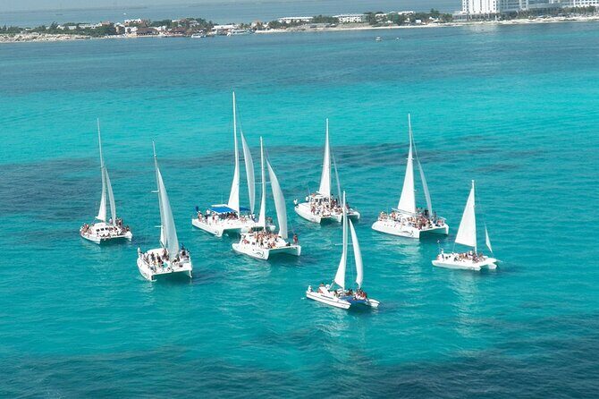 Cancun All Inclusive Catamaran Tour to Isla Mujeres - Isla Time: White Sand, Town Walk, and the Golf Cart Question