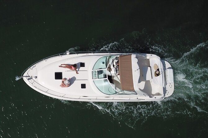 Cancun Bay Private 2-Hour on a Luxury Yacht - The Yacht Itself: 38 Feet Means You Actually Feel Like You’re Away