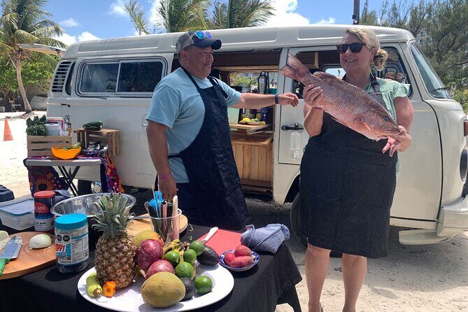 Cancun Beach Seafood Barbecue Class in a Kombi - Cancun’s semi-private beach seafood BBQ: what you’re really signing up for