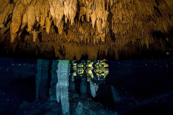 Cancun Cenote Tour: Snorkeling, Rappelling and Ziplining - Sac Actun snorkeling at Nohoch Nah Chich: what it feels like