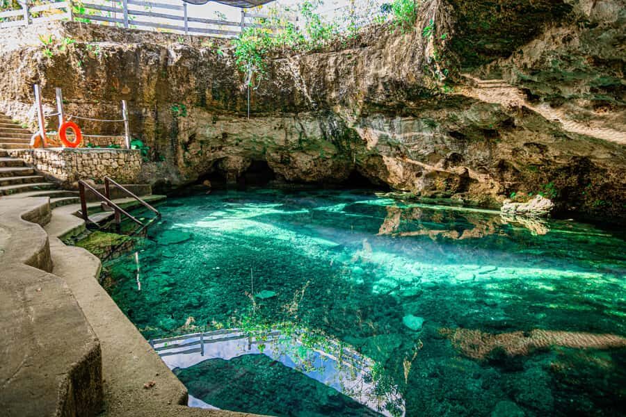 Cancun: Cenotes El Retoño entrance with transportation, lunch, and guided tour. - The guided orientation: safety first, then the Mayan story
