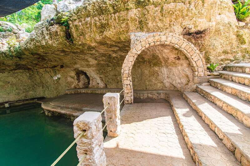 Cancun: Cenotes El Retoño entrance with transportation, lunch, and guided tour. - Free time at El Retoño: hammocks, pools, lounge chairs