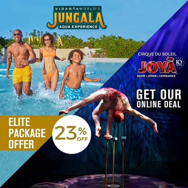 Cancún: Cirque du Soleil JOYÀ Ticket - Your seat choice: lateral tables, high stools, and center-stage upgrades