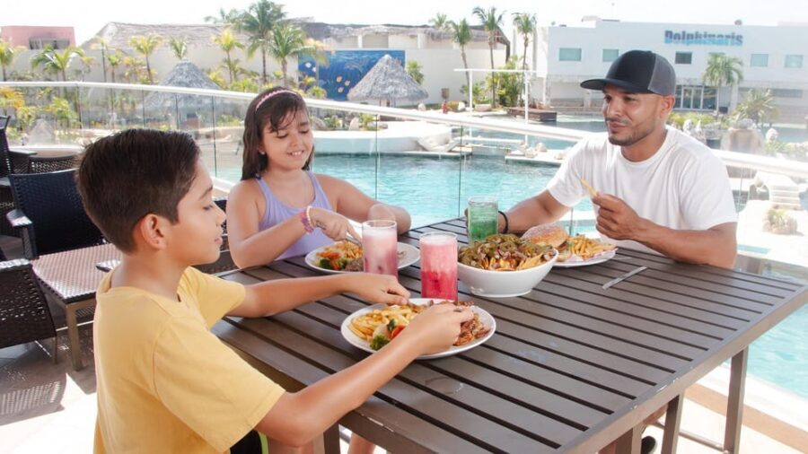 CANCUN: Dolphin Swim Adventure with buffet and soft drinks - Price and value: $109 per person, plus the extra costs that can sting
