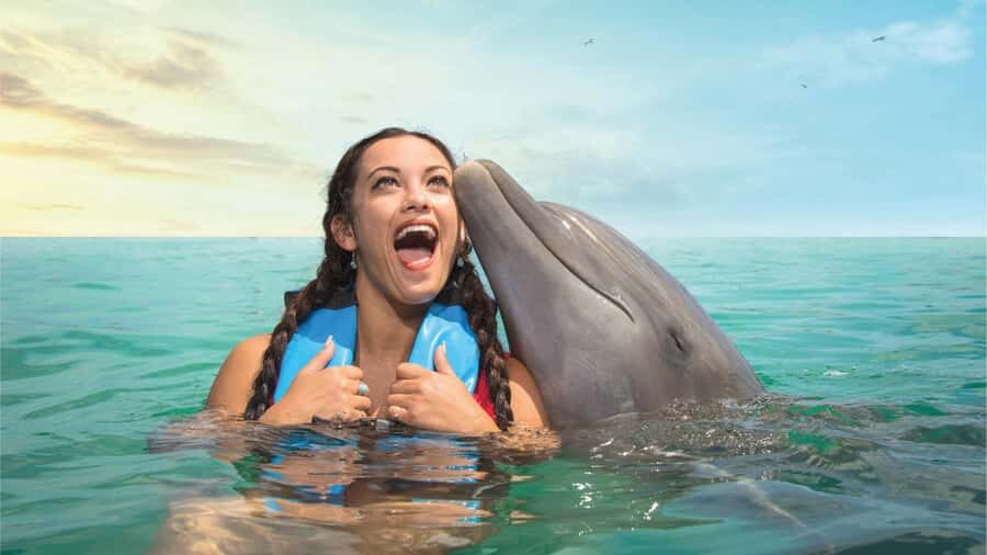 Cancun: Dolphin Swim and Garrafon Reef Park Tour with Buffet - The ferry ride from Cancun to Isla Mujeres (Playa Langosta to Garrafon beats)