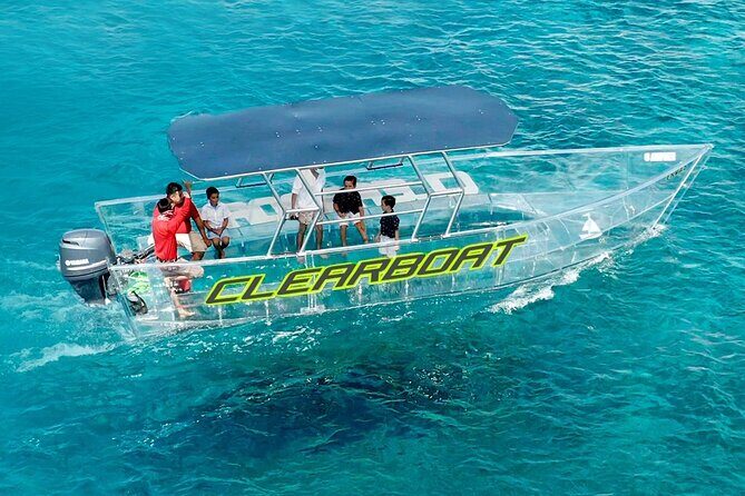 Cancun Glass Boat Sightseeing Cruise - What’s included: beers, water, and the life vest rule