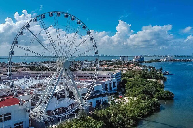 Cancun Guided Sightseeing SkyWheel, Letters and Shopping - Time and transportation: how the 5 hours actually moves