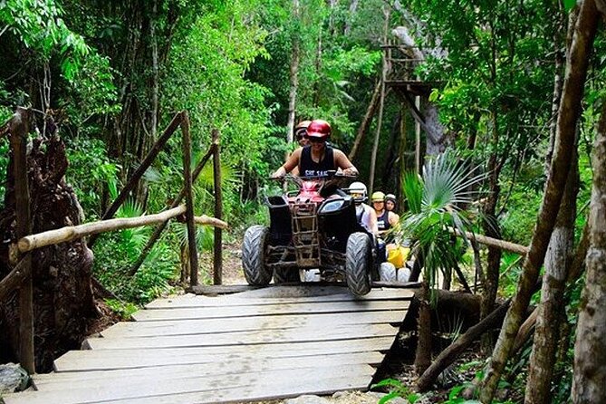 Cancun Horseback Riding, ATV, Ziplines, Cenote, Lunch and Drinks - ATV Circuit: Where Fun Depends on Rules and Terrain