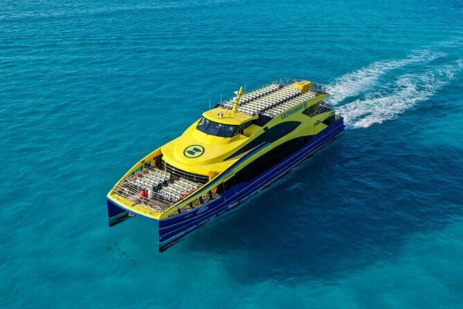 Cancun–Isla Mujeres: Ferry Round-Trip + Hotel Transfer - Air-conditioned rides, mobile ticketing, and a max of 30 people