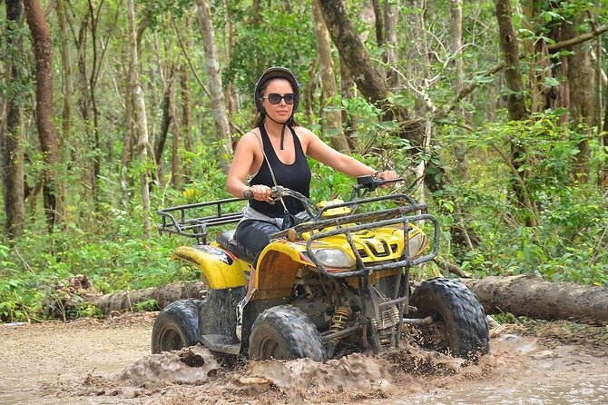 Cancun Jungle Escape: ATV's + Zip Lines + Cenote + Lunch - Cancun Jungle Escape: ATVs, zip lines, bridges, and a cenote in one go