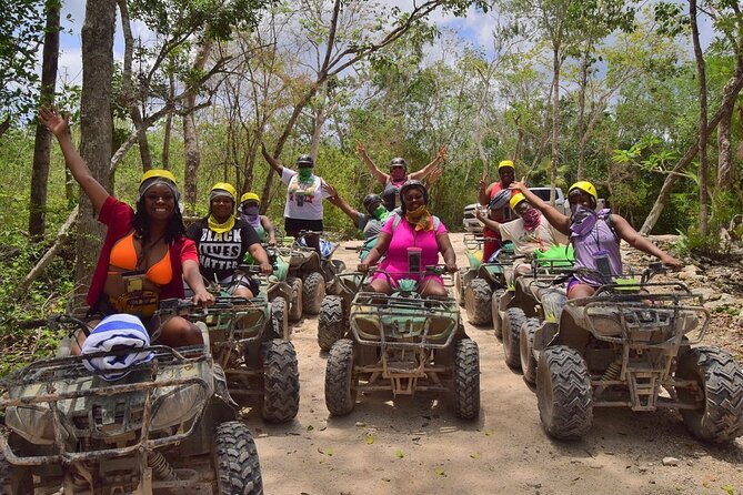 Cancun Jungle Escape: ATV's + Zip Lines + Cenote + Lunch - Zip lines and hanging bridges: what the aerial portion feels like