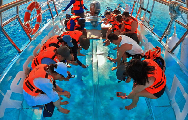 Cancún: Nichupté Lagoon Transparent Boat Tour with Drinks - Bring Sunglasses and a Hat, and Know the Rules