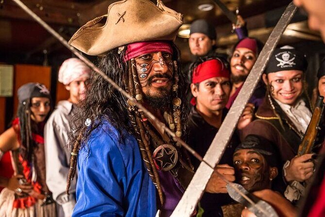 Cancun Pirate Ship Adventure : Dinner & Show at Sea 2 for 1 Deal - A Pirate Ship Evening That Turns Dinner Into the Show