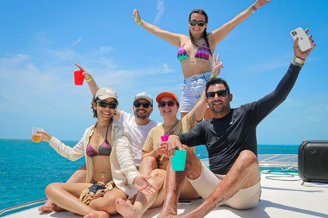 Cancun: Private Catamaran with Open Bar & Snorkeling Option - El Meco Reef snorkeling: how it works and how to time it