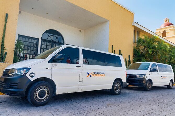 Cancun: Private Transfer to/from Puerto Juarez Hotels or Ferry - CUN Airport Pickup: Orange Sign, Clear Meeting Points, and Real Wait Times