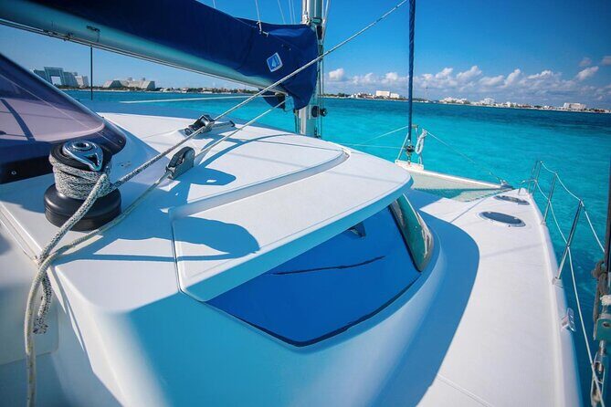 Cancun Sailing Catamaran Islas Mujeres With Luxury Beach Club - El Meco Reef Snorkel Stop (and When It Might Change)