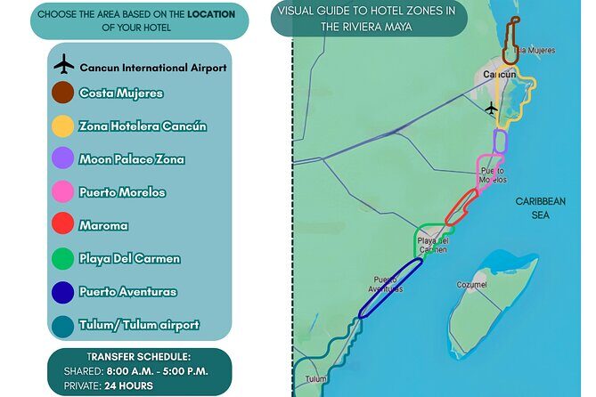 Cancun Shuttle Transportation - The Real Ride Time: 30 Minutes to 2 Hours (What Causes the Spread)