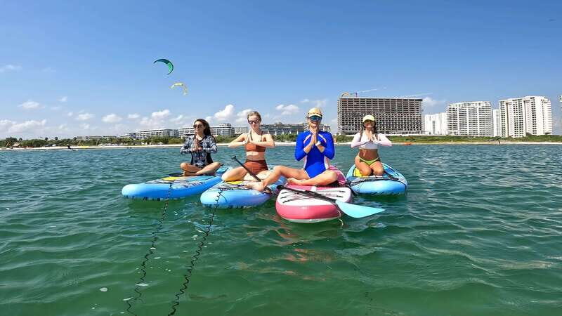 Cancún: Sup Yoga and Meditation over the Caribbean Sea - SUP Yoga in Puerto Cancún: What Makes This Different