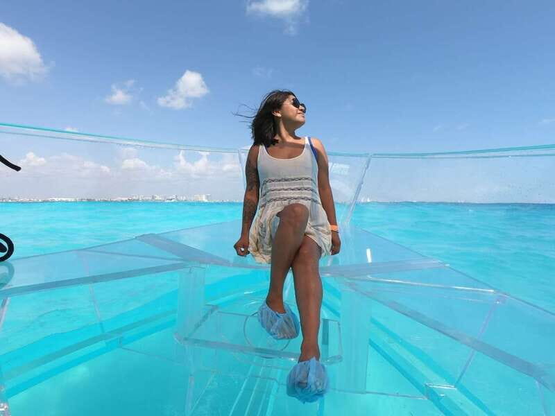Cancun: Transparent Boat Tour with Drinks - Nichupté Lagoon cruise: the protected-water wildlife window