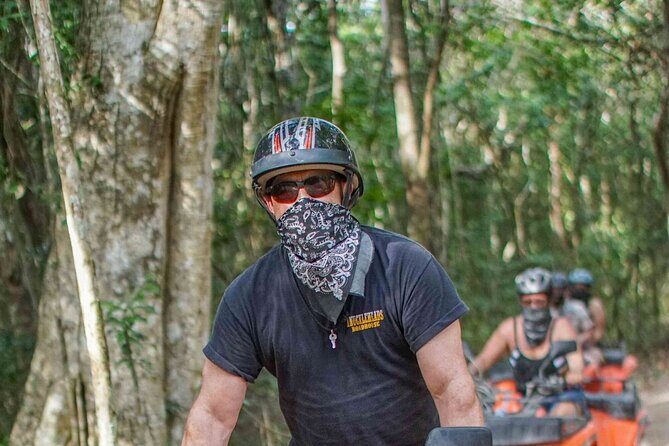 Cancun Wild Day: Zip Lines + ATVs + Cenote + Lunch - Zip Lines Through the Trees: Phone Rules and Photo Fees