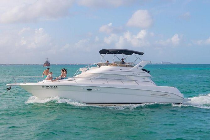 Cancún Yacht Rental SeaRay 46ft 25P13 - Picking 2, 4, or 6 hours without wasting your day