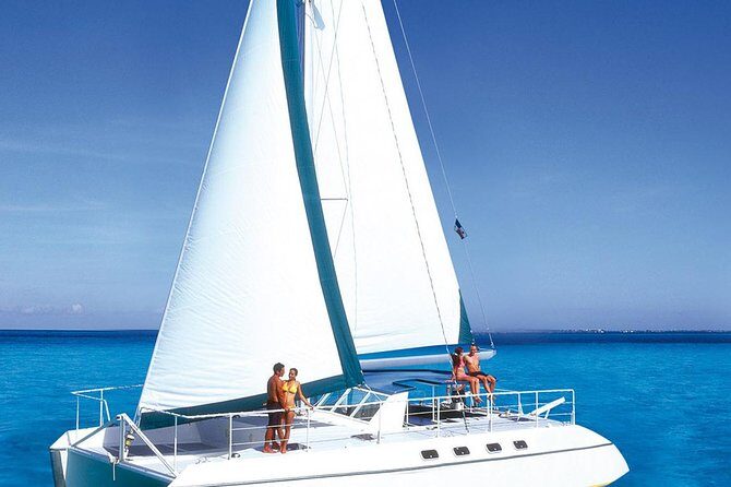 Catamaran Adventure in Cancun - The Boat Ride: Cancun Views and a Possible Spinnaker Return