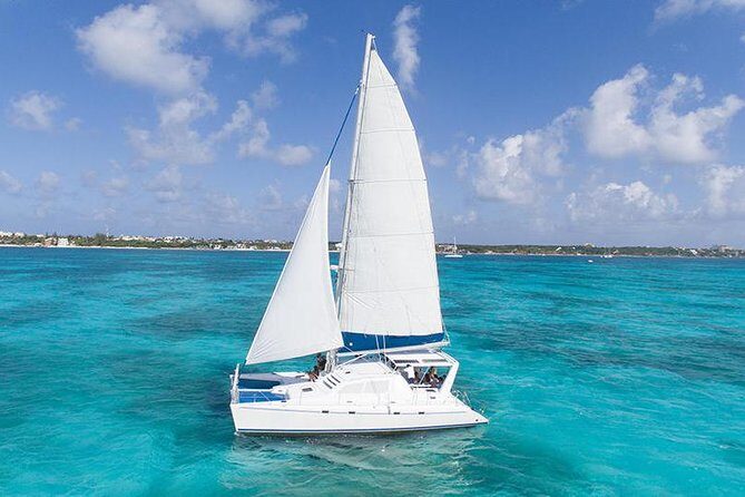 Catamaran Sailing & Snorkeling Experience Isla Mujeres from Playa Del Carmen - Snorkeling at El Meco and the underwater sculpture viewing spot