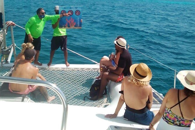 Catamaran to Isla Mujeres, Open bar, buffet, Beach Club Included - Isla Mujeres Free Time: West Side Walking and Real Island Browsing