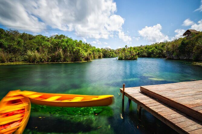 Cenote Tankah and Mayan Village Tour with Zipline, Canoes & Lunch - Zipline over the jungle canopy, then canoe glide on the water