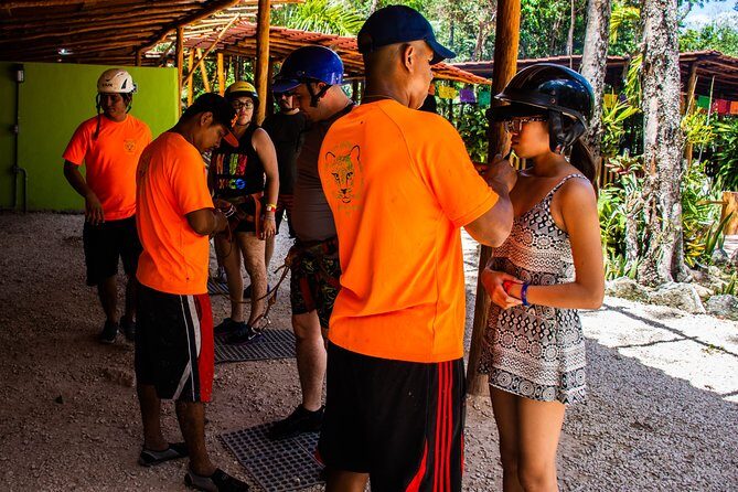 Cenote, Zipline & ATV Shared Combo 3x1 from Playa del Carmen & Cancun - Lunch and the post-adventure reset: chicken fajitas and drinks