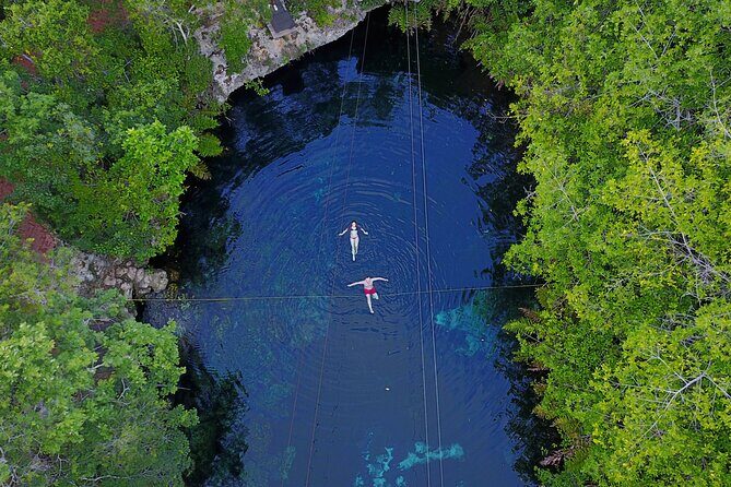 Cenotes Private Tour VIP - Stop 3: Cenote Taak Bi Ha Underground River Walk and Swim