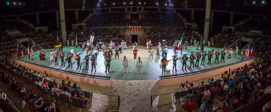 Check out the Night Show at Xcaret Park - Who should book this, and who should skip it