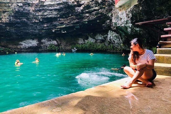 Chichen Itza Classic + Cenote + Valladolid from Playa del Carmen - Cenote Xcajum swim: when you’ll actually get wet