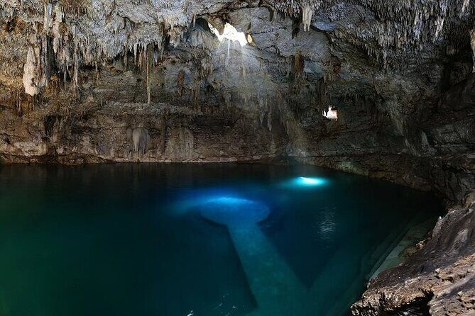 Chichen itza Deluxe Ancestral Cenotes Ik-il and Suytun - Suytun Cenote: The Meteorite Story and a Swim Under a Vault