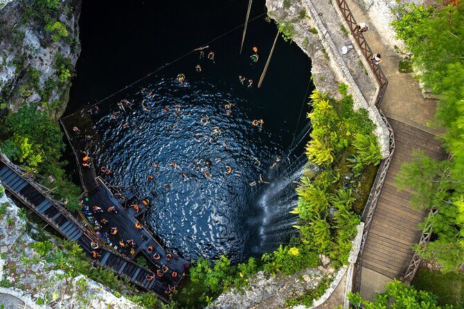 Chichen Itza & Ekbalam with Cenote Swim from Cancun - Cenote Saamal Swim: The Fairy-Tale Cool-Down (Plus the Life Jacket Fee)
