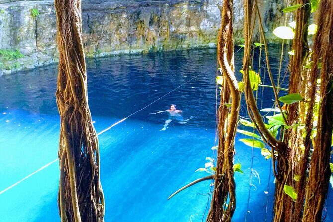 Chichen Itzá skip the line and Cenote Small Group from Valladolid - Cenote San Lorenzo Oxman: Included Entry, Open Air, and Rope Swing Options