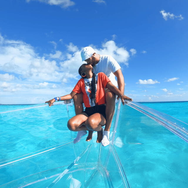 Clear Boat Tour from Cancun - Caribbean Sea Time: Reef Viewing and Animal Spotting
