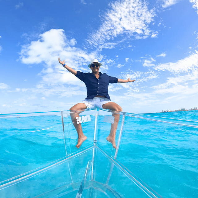Clear Boat Tour from Cancun - The Lagoon Cruise: Birds, Fish, and a Protected Ecosystem